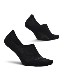 Носки мужские Feetures Elite Light Cushion Invisible - Носки для бега для женщин и мужчин - Спортивные компрессионные носки - Влагоотводящие - Очень большой, новый черный