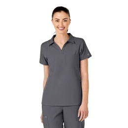 Wink Plus Size W123 Топ с воротником-стойкой