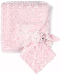 Кудрявый плюшевый плед Tendertyme для девочек с Нуну, комплект из 2 предметов