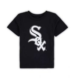 Футболка Outerstuff для мальчиков и девочек, черная, с логотипом Chicago White Sox Team Crew Primary