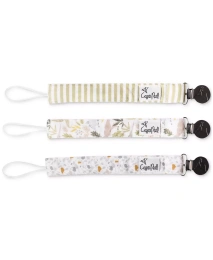 Набор зажимов для детских сосок Copper Pearl, 3 шт.