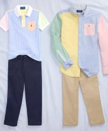 Polo Ralph Lauren Boys Момент соответствия братьев и сестер