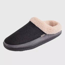 Мужские тапочки Alpine Swiss Memory Foam Clog Slips из флиса с пушистым эффектом Slip On для дома