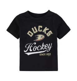 Футболка Outerstuff Infant Boys and Girls Black Anaheim Ducks Take The Lead