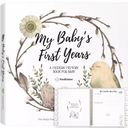 KeaBabies Craft Baby Memory Book, детские книги для первых 5 лет, 90 страниц, памятный дневник для девочек и мальчиков