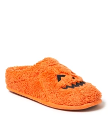 Мужские тапочки-тыквы Dearfoams Unisex Jack-O-Lantern Halloween