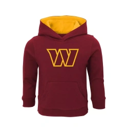 Outerstuff Малыши Мальчики и Девочки Бордовый Washington Commanders Prime Пуловер Толстовка
