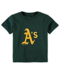 Футболка Outerstuff Infant Green с логотипом основной команды Oakland Athletics