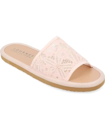 Женские босоножки-слайды Eniola Lace Flat Slide из коллекции Journee