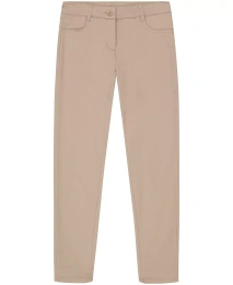 Nautica узкие брюки для маленьких девочек с пятью карманами из эластичного сатина