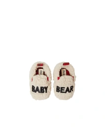 Тапочки Dearfoams Baby Boys Bear Faux Shearling с закрытым задником