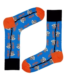 Мужские носки Love Sock Company Koala Novelty, цветные, унисекс, с бесшовным дизайном носка, упаковка 1 шт.