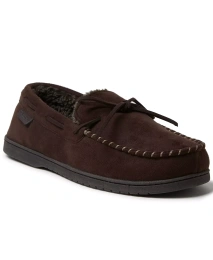 Мужские мокасины Dearfoams Toby из микрозамши, домашние тапочки