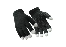 Мужские перчатки RefrigiWear для сенсорных экранов — теплые и прочные с токопроводящими кончиками пальцев