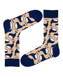 Мужские носки Love Sock Company Whale Novelty, цветные, унисекс, с бесшовным дизайном носка, упаковка 1 шт.