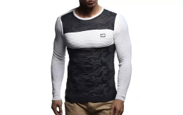 Мужской вязаный пуловер Leif Nelson LN1645