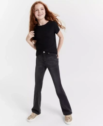 Футболка Epic Threads Girls Solid и джинсы Camden Flared, созданные для Macy's