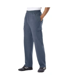 Легкие спортивные брюки-карго из джерси KingSize Big & Tall