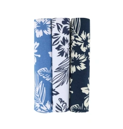 Мужские хлопковые носовые платки TRAFALGAR Mana с гавайским принтом (3 упаковки)