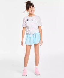 Футболка и тканые шорты Champion Big Girls Meet and Greet