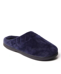 Женские тапочки Dearfoams Darcy Velour Clog со стегаными манжетами