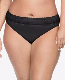 Warner's Warners® No Pinching No Problems® Dig-Free Comfort Waist с кружевной микрофиброй Hi-Cut 5109