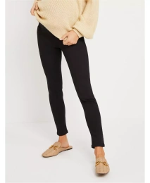 Женские джеггинсы для беременных Motherhood Maternity Indigo Blue Secret Fit Over the Belly Stretch Ankle Maternity Jeggings - Motherhood Maternity