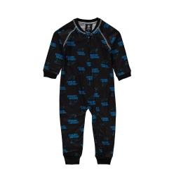 Outerstuff Малыши Мальчики и Девочки Черный Carolina Panthers Кант Реглан Джемпер Во всю Молнию