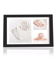 KeaBabies Solo Baby Hand and Foot Kit, детские фоторамки на память, набор для создания отпечатков ручек, подарки для новорожденных девочек и мальчиков