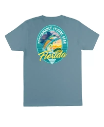 Мужская футболка Columbia Richter с коротким рукавом и принтом Florida