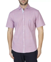 Мужская рубашка с коротким рукавом Tailorbyrd Retro Geo Knit