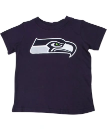 Футболка Outerstuff Infant Boys and Girls College Navy Seattle Seahawks с логотипом команды