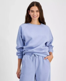 Флисовая толстовка с круглым вырезом Planet Heart Juniors с отделкой крючком