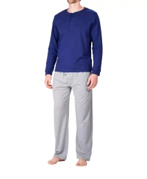 Мужской комплект пижамы Sleep Hero Knit с длинными рукавами