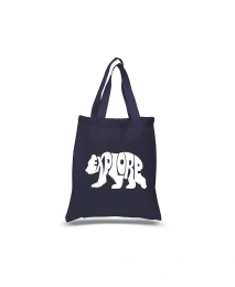 LA Pop Art Explore - Маленькая сумка-тоут с надписью Word Art