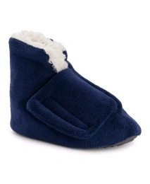 Мужские тапочки-ботфорты MUK LUKS Softones By Adjustable Shearling Bootie Slippers, темно-синие, M (9-10,5)