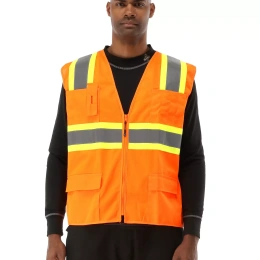 Мужской жилет безопасности RefrigiWear Hi Vis Orange