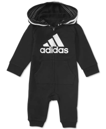 Комбинезон с капюшоном и застежкой-молнией adidas Baby Boys or Baby Girls Logo