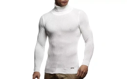 Мужской свитер Leif Nelson Turtleneck Slim Fit | Polo Neck Longsleeve | Водолазка с длинным рукавом для мужчин