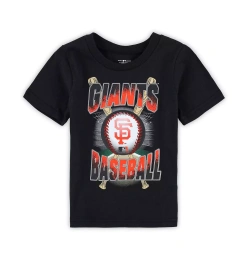Футболка Outerstuff для мальчиков и девочек, черная, San Francisco Giants, специальное мероприятие