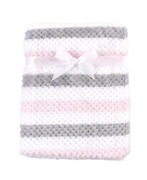 Мягкое вафельное одеяло Hudson Baby для девочек, розовый единорог, один размер