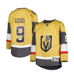 Outerstuff Big Boys and Girls Джек Айхель Голд Вегас Голден Найтс Домашняя Премьер-игрок Джерси