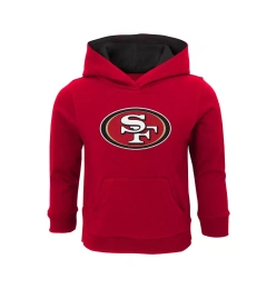 Outerstuff Малыши Мальчики и Девочки Scarlet San Francisco 49ers Prime Пуловер Толстовка