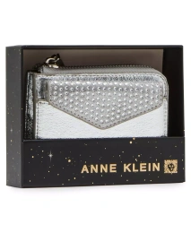 Кошелек Anne Klein из 2 частей с закругленным клапаном-конвертом и стразами