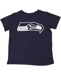 Футболка Outerstuff для мальчиков и девочек с логотипом команды Seattle Seahawks College Navy Team