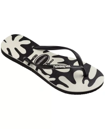 Женские узкие сандалии кораллового цвета Havaianas Slim Slip On