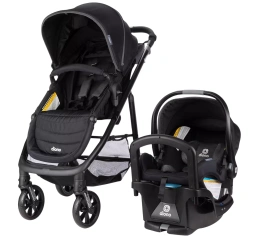 Система для путешествий Diono Quantum 4 3-в-1 с детским автокреслом LiteClik30 R SafePlus и базой, серый сланец