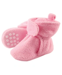 Уютные флисовые пинетки для мальчиков Luvable Friends Baby Boys, светло-голубые, 0-6 месяцев