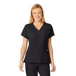 Женский топ Wink W123 Flex Back со стилизованным V-образным вырезом