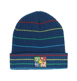 Комплект из шапки и перчаток SUPER MARIO для мальчиков в рубчик